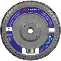 Disque &agrave; lamelles conique 1169F Cubitron 3 &agrave; changement rapide, 7" x 5/8"-11, Type T29, Grain 40+, C&eacute;ramique Helyx Safety & Industrial Supplies