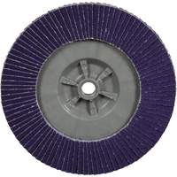 Disque &agrave; lamelles plate 1169F Cubitron 3 &agrave; changement rapide, 6" x 5/8"-11, Type T27, Grain 80+, C&eacute;ramique Helyx Safety & Industrial Supplies