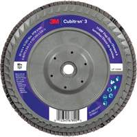 Disque &agrave; lamelles plate 1169F Cubitron 3 &agrave; changement rapide, 6" x 5/8"-11, Type T27, Grain 80+, C&eacute;ramique Helyx Safety & Industrial Supplies