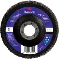 Disque &agrave; lamelles plate 1169F Cubitron 3, 4-1/2" x 7/8", Type T27, Grain 40+, C&eacute;ramique Helyx Safety & Industrial Supplies