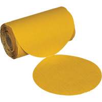 Stikit No Hole Gold Abrasive Disc Roll, 6" Dia., 220 Grit, Aluminum Oxide Helyx Safety & Industrial Supplies