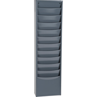 Pr&eacute;sentoirs, Stationnaire, 11 fentes, Acier, 9-3/4" la x 4-1/8" p x 36" h Helyx Safety & Industrial Supplies