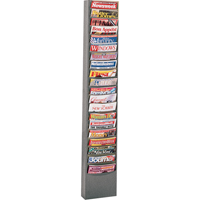 Pr&eacute;sentoirs, Stationnaire, 20 fentes, Acier, 13-1/8" la x 4-1/8" p x 58-1/2" h Helyx Safety & Industrial Supplies