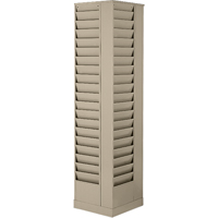 Pr&eacute;sentoirs, Rotatif, 23 fentes, Acier, 14-1/8" la x 14-1/8" p x 66" h Helyx Safety & Industrial Supplies