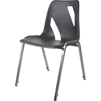 Chaise empilable, Vinyle, Hauteur 31", Capacit&eacute; 275 lb, Noir Helyx Safety & Industrial Supplies