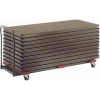 Chariots de table empilables plats, 97,5" la x 31,25" p x 36,25" h Helyx Safety & Industrial Supplies