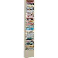 Porte-documents, Mural, 20 fentes, Acier, 9-3/4" la x 4-1/8" p x 58" h Helyx Safety & Industrial Supplies