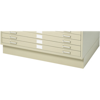 Steel Plan Files - Optional Bases, 10/5 Drawers Helyx Safety & Industrial Supplies