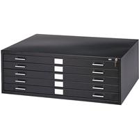 Steel Plan Files, 5 Drawers, 40-3/8" W x 29-3/8" D x 16-1/2" H Helyx Safety & Industrial Supplies