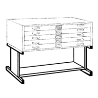 High Base for Steel Plan File Cabinet Helyx Safety & Industrial Supplies