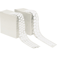 Attache en rondelle, Boucle, 1/2" dia., Adh&eacute;sif, Noir Helyx Safety & Industrial Supplies
