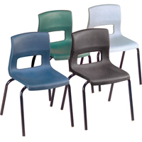 Chaises horizon, Plastique, Noir Helyx Safety & Industrial Supplies