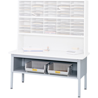 Mobilier E-Z Sort pour la salle du courrier- Tables de tri avec tablette-Dessus de table, 60" la x 28" p x 36" h, Stratifi&eacute; Helyx Safety & Industrial Supplies