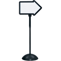 Enseigne de direction en forme de fl&egrave;che effaçable &agrave; sec Helyx Safety & Industrial Supplies