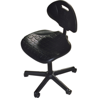 Si&egrave;ges ergonomiques robustes, Polyur&eacute;thane, Noir, Capacit&eacute; 250 lb Helyx Safety & Industrial Supplies