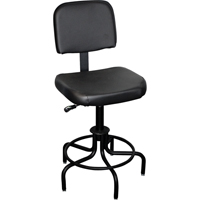Tabouret avec dossier de s&eacute;rie 6000, Stationnaire, Ajustable Hauteur, Capacit&eacute; 250 lb Helyx Safety & Industrial Supplies