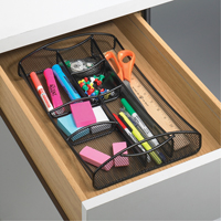OnyxSteel Mesh Desktop Organizers Helyx Safety & Industrial Supplies