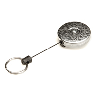 D&eacute;rouleurs autor&eacute;tractables originaux #485-HDK, Chrome, C&acirc;ble 48", Fixation Agrafe de ceinture Helyx Safety & Industrial Supplies