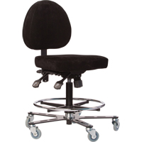 Si&egrave;ges ergonomiques pour le soudage TF180, Su&egrave;de, Noir, Capacit&eacute; 300 lb Helyx Safety & Industrial Supplies