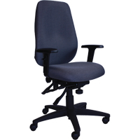 Chaises ergonomiques de s&eacute;rie petite Cierra, Tissu, Gris, Capacit&eacute; 300 lb Helyx Safety & Industrial Supplies