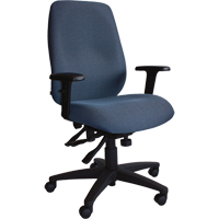 Chaises ergonomiques Cierra , Tissu, Bleu, Capacit&eacute; 250 lb Helyx Safety & Industrial Supplies