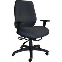 Chaises ergonomiques robustes Cierra , Tissu, Noir, Capacit&eacute; 400 lb Helyx Safety & Industrial Supplies