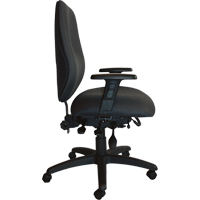 Chaises ergonomiques robustes Cierra , Tissu, Noir, Capacit&eacute; 400 lb Helyx Safety & Industrial Supplies