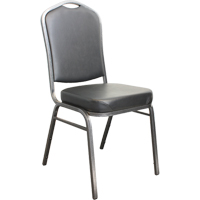 Chaises empilables, Vinyle, Hauteur 37", Capacit&eacute; 275 lb, Noir Helyx Safety & Industrial Supplies