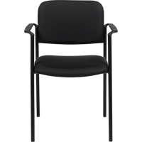 Chaises empilables, Tissu, Hauteur 32", Capacit&eacute; 300 lb, Noir Helyx Safety & Industrial Supplies