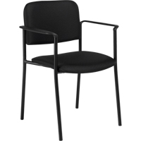 Chaises empilables, Tissu, Hauteur 32", Capacit&eacute; 300 lb, Noir Helyx Safety & Industrial Supplies