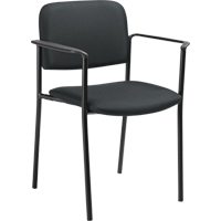 Stacking Chairs, Fabric, 32" High, 300 lbs. Capacity, Charcoal Helyx Safety & Industrial Supplies