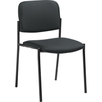 Chaises sans accoudoirs empilables, Tissu, Hauteur 32", Capacit&eacute; 300 lb, Charbon Helyx Safety & Industrial Supplies