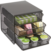 Organisateur de bureau Onyx &agrave; trois tiroirs Helyx Safety & Industrial Supplies