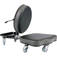 Chaise ergonomique Flex, Vinyle, Noir/gris Helyx Safety & Industrial Supplies