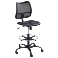 Tabouret ergonomique Vue, Vinyle, Noir, Capacit&eacute; 250 lb Helyx Safety & Industrial Supplies