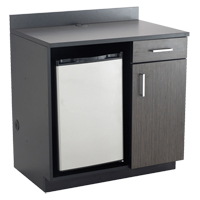 Armoire modulaire, M&eacute;lamine, 39" h x 36" la x 25" P, Nuit d'Asie/noir Helyx Safety & Industrial Supplies