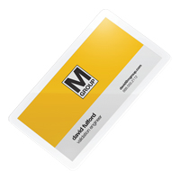 Pochettes lamin&eacute;es pour cartes d'affaires Swingline UltraClear Helyx Safety & Industrial Supplies