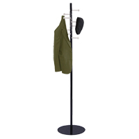 Porte-manteau de style t&ecirc;te de clou, 67" ha, Noir, 8 Crochet(s) Helyx Safety & Industrial Supplies