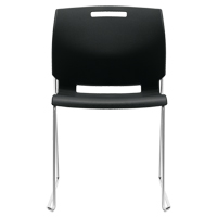 Chaise, Plastique, Hauteur 32-1/2", Capacit&eacute; 300 lb, Noir Helyx Safety & Industrial Supplies