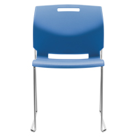 Chaise, Plastique, Hauteur 32-1/2", Capacit&eacute; 300 lb, Bleu Helyx Safety & Industrial Supplies