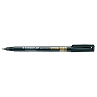 Marqueur permanent Lumocolor, Noir, Pointe Fin Helyx Safety & Industrial Supplies