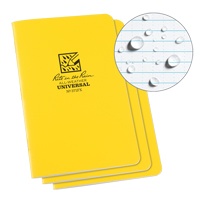 Carnet tout temps, Couverture souple, Jaune, 48 Pages, 4-5/8" , 7"  Helyx Safety & Industrial Supplies
