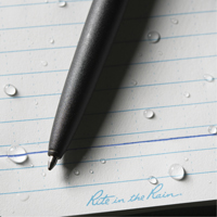 Stylo en m&eacute;tal &agrave; l'&eacute;preuve des intemp&eacute;ries, Bleu, 0,8 mm, R&eacute;tractable Helyx Safety & Industrial Supplies