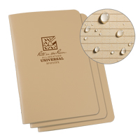 Carnet de notes, Couverture souple, Havane, 48 Pages, 4-5/8" , 7"  Helyx Safety & Industrial Supplies
