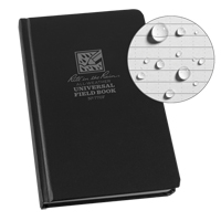 Bound Book, Hard Cover, Black, 160 Pages, 4-5/8" W x 7-1/4" L Helyx Safety & Industrial Supplies