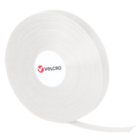 Attaches QWIK, Boucle et crochet, 25 vg x 3/4", Auto-aggripant, Blanc Helyx Safety & Industrial Supplies
