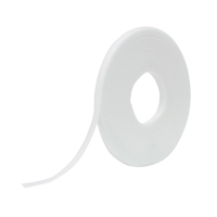 Ruban d'attaches One-Wrap, Boucle et crochet, 25 vg x 1/2", Auto-aggripant, Blanc Helyx Safety & Industrial Supplies