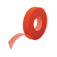 Ruban pour gestion des c&acirc;bles One-Wrap, Boucle et crochet, 25 vg x 5/8", Auto-aggripant, Orange Helyx Safety & Industrial Supplies