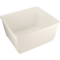 Food Storage Container, Plastic, 108 gal. Capacity, White Helyx Safety & Industrial Supplies