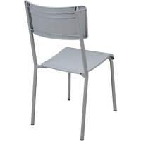 Chaises empilables Ventura, Polypropyl&egrave;ne, Hauteur 36", Capacit&eacute; 300 lb, Gris Helyx Safety & Industrial Supplies